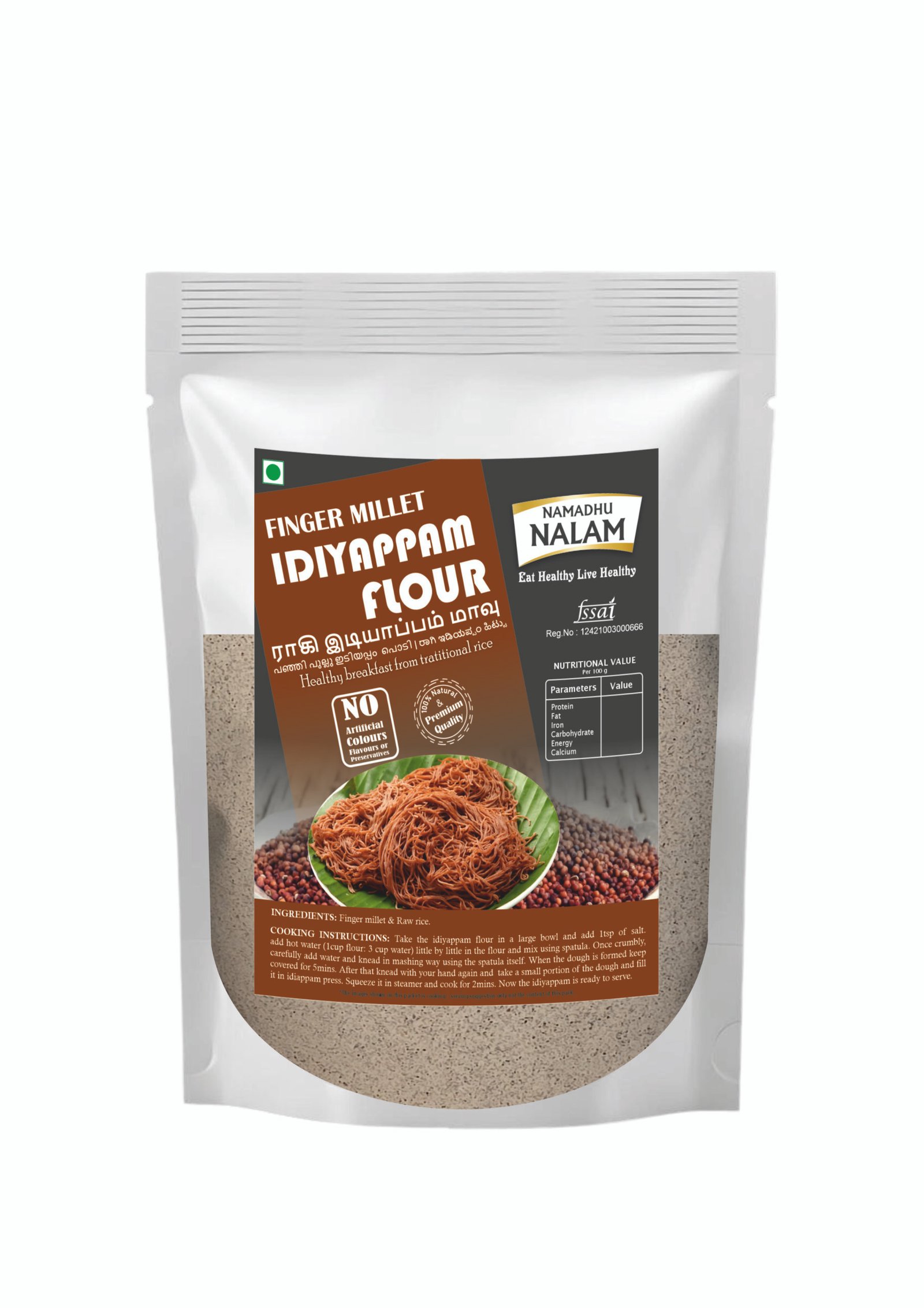 Ragi idiyappam flour